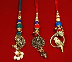 Handmade Design Lumba Rakhi For Bhaiya Bhabhi/Sister Occasi-thumb1