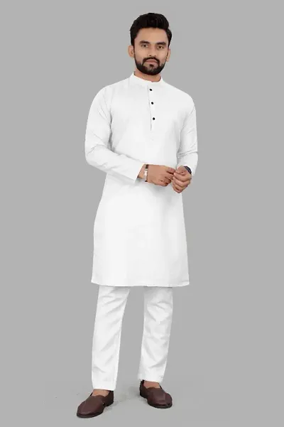 Men Stylish Blend Kurta Set