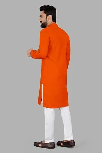 Latest Cotton Blend Kurta and Bottom Set for Men-thumb1