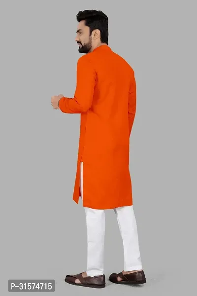 Latest Cotton Blend Kurta and Bottom Set for Men-thumb2