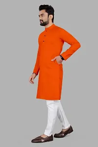 Latest Cotton Blend Kurta and Bottom Set for Men-thumb2