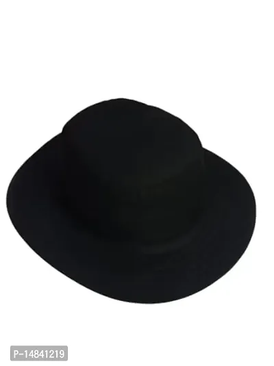 JUBINATION Men's Cotton Cap (Jubination-man-hat_Black_Free Size)