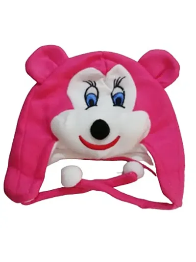 JUBINATION Cap Mickey Mouse Baby Kids Hat Winter Warm Fleece Cap Size 6-12 Month