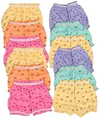 JUBINATION Bloomer Shorts Boys Cotton Multicolour Print Regular Fit Bloomer Shorts (Combo 12 Pice)-thumb1