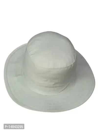 JUBINATION Hat Sun Protection Cap for Men, Beach Fishing Hat, Summer Hat for Men  Boys Round Sun Cap for Hiking, Fishing, Gardening, Travel (Off-White)