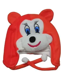 JUBINATION Cap Mickey Mouse Baby Kids Hat Winter Warm Fleece Cap (Oreng)-thumb1