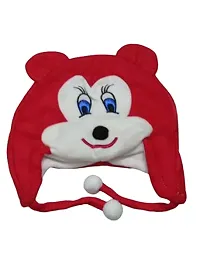 JUBINATION Cap Mickey Mouse Baby Kids Hat Winter Warm Fleece Cap (Red)-thumb1