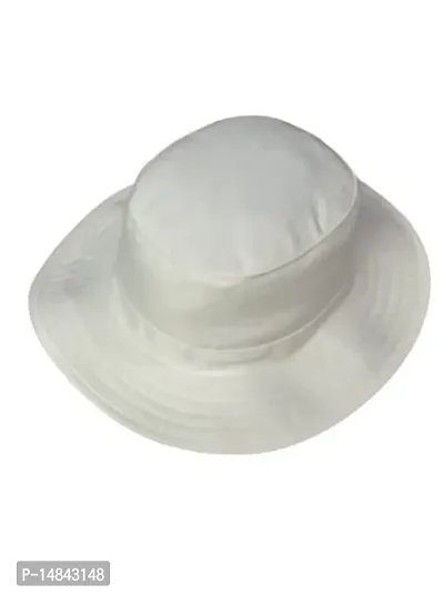 JUBINATION Men's Cotton Cap (Jubination-man-hat_White_Free Size)