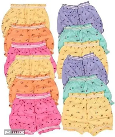 JUBINATION Bloomer Shorts Boys Cotton Multicolour Print Regular Fit Bloomer Shorts (Combo 12 Pice)