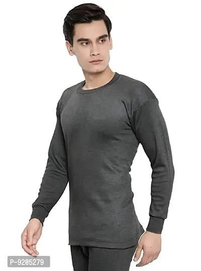 Classic Cotton Solid Thermal Set for Men-thumb0