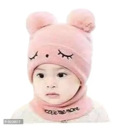 Classy Woolen Printed Hats for Kids Unisex