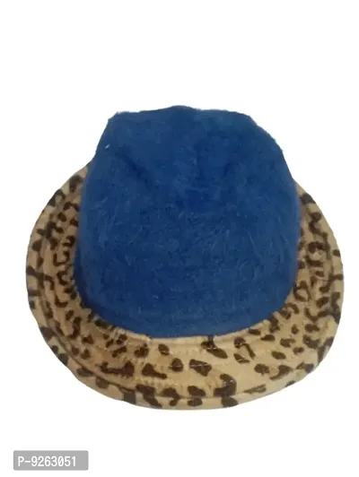 Bucket Hat Smiley Face Sun Beach Cap Hats Travel Summer Outdoor Cap Sunbonnet Bucket Hats for kids baby ( colour- blue )-thumb0