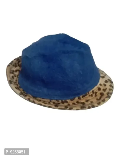 Bucket Hat Smiley Face Sun Beach Cap Hats Travel Summer Outdoor Cap Sunbonnet Bucket Hats for kids baby ( colour- blue )-thumb2