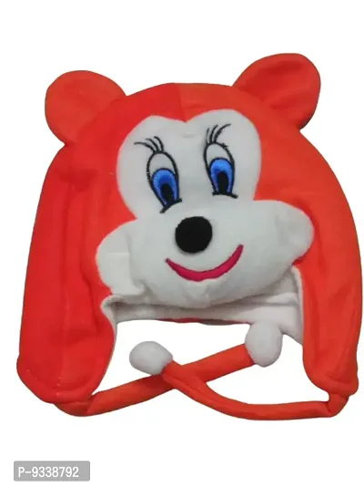 Cap Mickey Mouse Baby Kids Hat Winter Warm Cap Colour Orange-thumb0