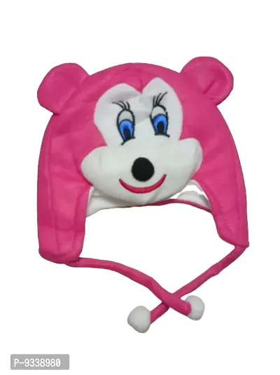 Cap Mickey Mouse Baby Kids Hat Winter Warm Cap Colour Pink