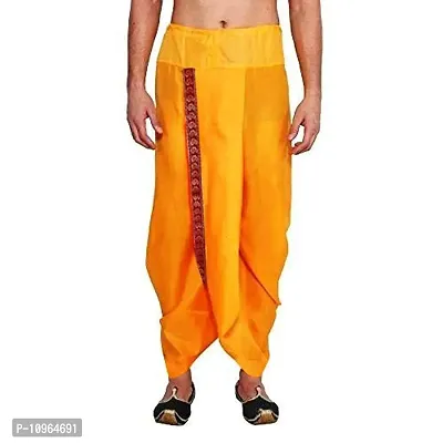Ready to Wear | Stitched dhoti | Pant Dhoti Style free size for men-thumb0