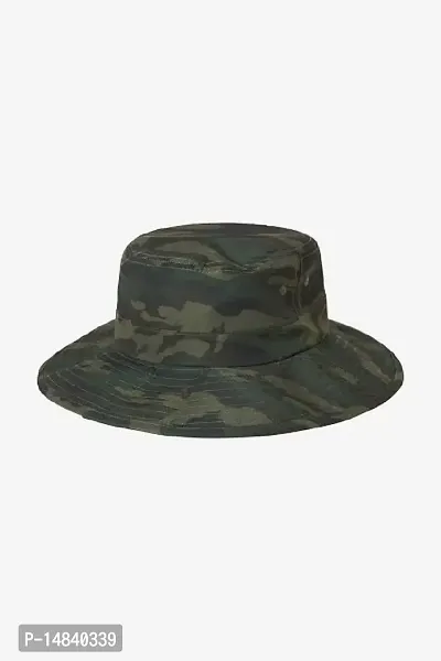 JUBINATION Hat Sun Protection Cap for Men, Beach Fishing Hat, Summer Hat for Men  Boys Round Sun Cap for Hiking, Fishing, Gardening, Travel (Army-Green)-thumb2