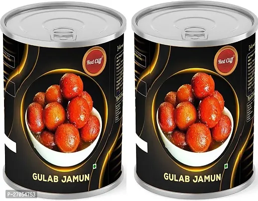 Red Cliff Bikaneri Gulab Jamun 10 * 2 Pcs | Combo Pack Of 2 | Traditional Sweets | Tin Pack | (Gulab Jamun | 400gx2 |)