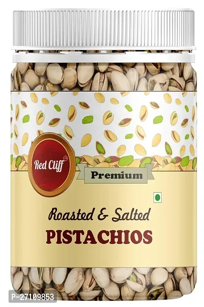 RED CLIFF Premium Californian Roasted  Salted Pistachios | Pista Dry Fruit, Shelled Nuts Super Crunchy  Delicious Healthy Snack | (Roasted  Salted Pistachios | 250g |)