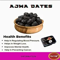 RED CLIFF Premium Ajwa Dates | Original  Rich Khajoor | Combo Pack Of 3 | 350gX3 | (Ajwa Dates 1050g)-thumb1