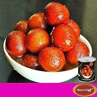 Red Cliff Bikaneri Gulab Jamun 10 Pcs | Traditional Sweets | Tin Pack | (Gulab Jamun | 400g |)-thumb1