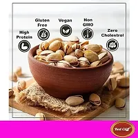 RED CLIFF Premium Californian Roasted  Salted Pistachios | Pista Dry Fruit, Shelled Nuts Super Crunchy  Delicious Healthy Snack | (Roasted  Salted Pistachios | 250g |)-thumb2