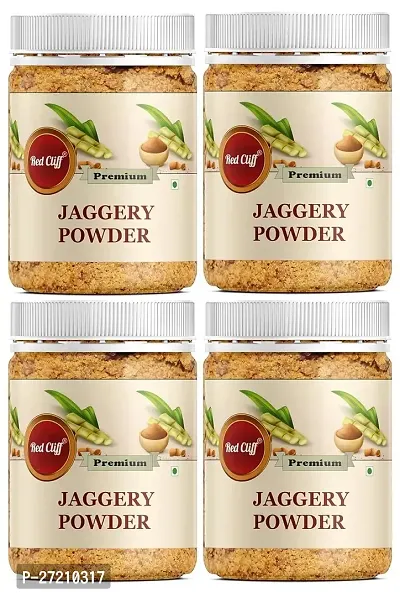 RED CLIFF Jaggery Powder, | Combo Pack Of 4 | Pure, Natural  Chemical Free | (Jaggery Powder | 200gx4 |)-thumb0