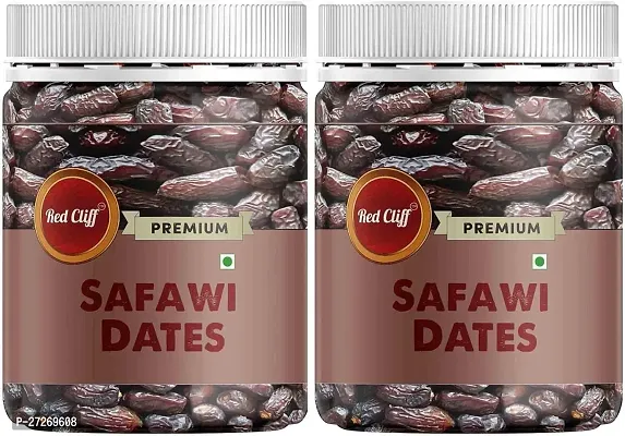 RED CLIFF Premium Safawi Dates | Original  Rich Khajoor | Combo Pack Of 2 | (Safawi Dates | 250gx2 |)