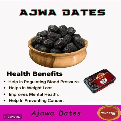 RED CLIFF Premium Wazir Ajwa Dates | Original  Rich Khajoor (Ajwa Dates | 350g |)-thumb3