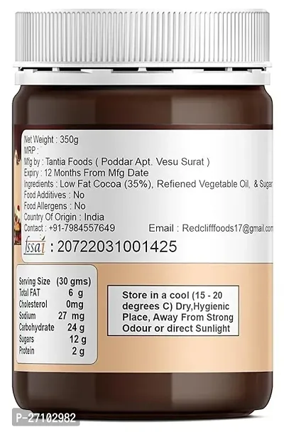 RED CLIFF Coffee Mocha Spread _ Dark Chocolate Spread | Combo Pack Of 2 | 350g -2 |)-thumb5