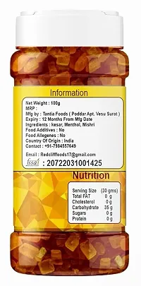 RED CLIFF Kesar Flavoured Mishri | SUGAR CRYSTALS | (Kesar Flavoured Mishri | 100g |)-thumb3