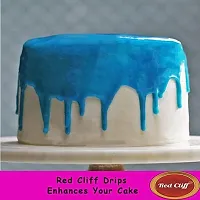 RED CLIFF Metallic Cake Drips | Combo Pack of 2 | Edible Decoration for Cakes | Topping | (Blue Cake Drip | 110mlx2 |)-thumb3