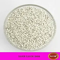 Premium Silver Coated Elaichi Dana+Khajur | Combo Pack Of 2 | Mouth Freshener  10gx2 |)-thumb3