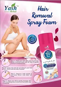 Hair Removal Spray (200 ml) In 10 Minutes | Painless Body Hair Removal Cream For Mens Chest, Back, Legs, Under Arms-thumb2