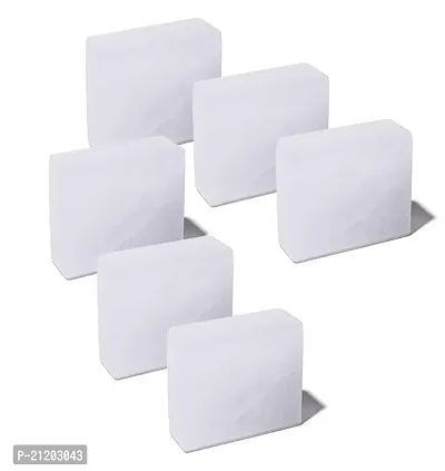 Alum Stone Whole Piece White Phitkari | Alum Stone | Fitkari | Fitakri for Shaving 100gm Block (Set Of 6)