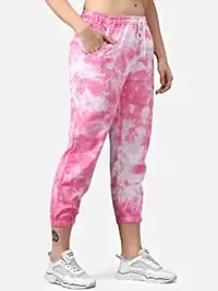 Womens Joggers Tie and Dye Print Relaxed Fit Track Pant-thumb1