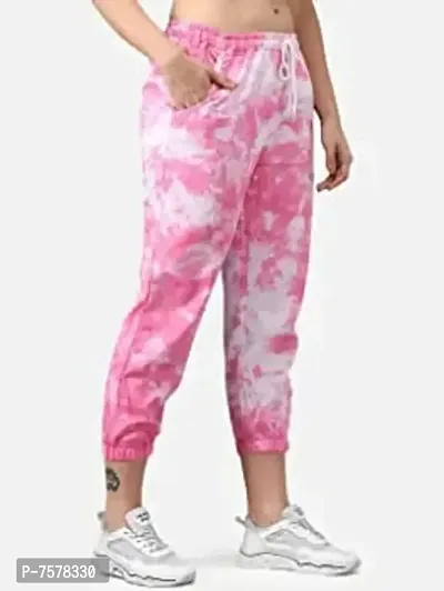 Womens Joggers Tie and Dye Print Relaxed Fit Track Pant-thumb2