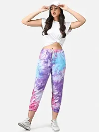Womens Joggers Tie and Dye Print Relaxed Fit Track Pant-thumb1