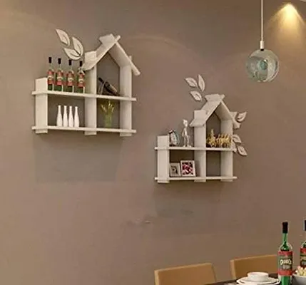 Cartoon Sticky Wall Mounted Figure Storage Rack For Kitchen Or