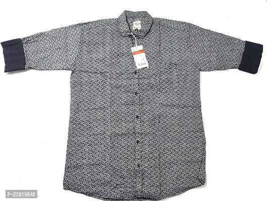 Classic Cotton Printed Casual Shirts for Men-thumb0