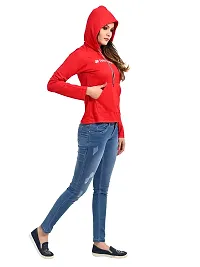 Plush Women Gym Wear Regular fit Hoody Tshirt/T-Shirts (5000)-thumb3