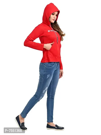 Plush Women Gym Wear Regular fit Hoody Tshirt/T-Shirts (5000)-thumb4