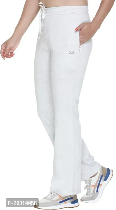 Elite Cotton Blend Track Pant For Women-thumb3