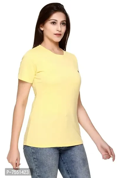 Plush Women's Regular Fit Cotton Tshirts/-T-Shirt(DPL-PT-009)-thumb4