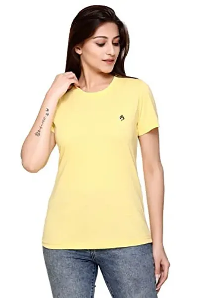 Plush Womens Regular Wear Comfirtable Fit Tshirts/-T-Shirt (PT-009)