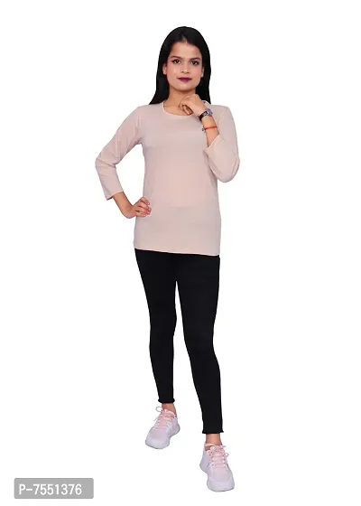 Plush Women's Cotton Regular Fit Round Neck T-Shirt/Tshirts (PT-008)-thumb6