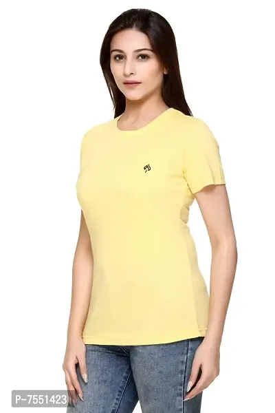 Plush Women's Regular Fit Cotton Tshirts/-T-Shirt(DPL-PT-009)-thumb3