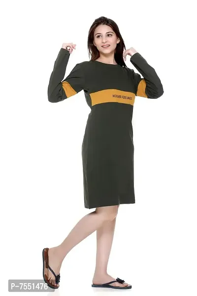 PLUSH Women's Knee-Length Dress-thumb3