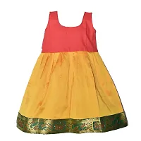 AMIRTHA FASHION Girls Traditional Pattu Pavadai - Rathi Pattu (12-24 Months_AMFRPMG2_18)-thumb2