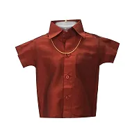 AMIRTHA FASHION Boys Traditional Dhoti  Shirts SET WITH ACCESSORIES (XU-0TCY-UP67)-thumb1